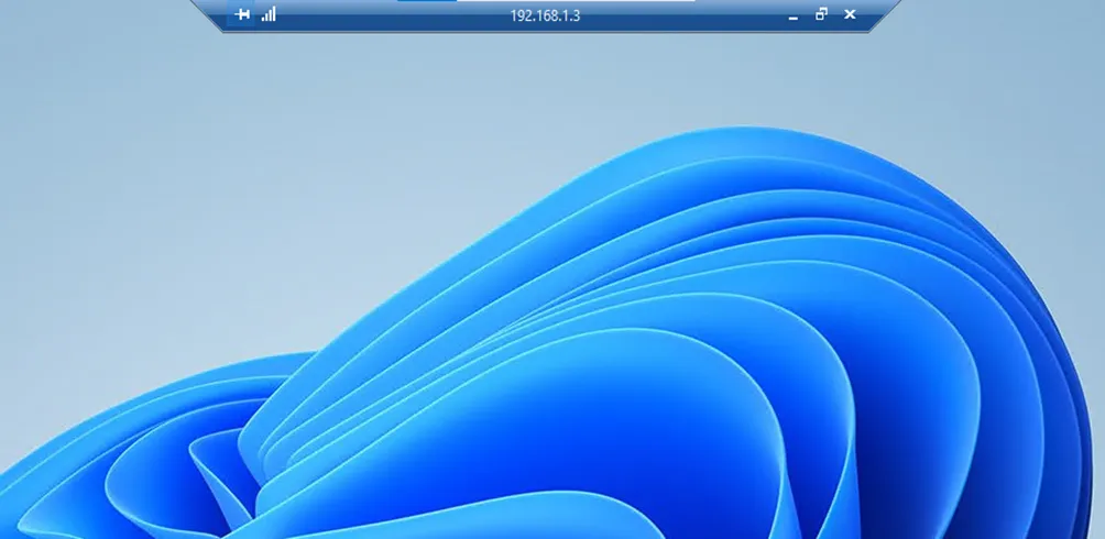 Successful RDP login with the recovered credentials